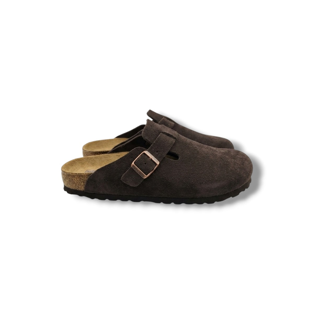 Wildleder Clogs Braun