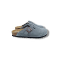 Wildleder Clogs Blau